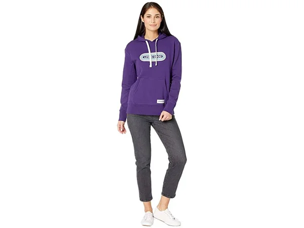 Life Is Good Women's Lig Pill Simply True Hoodie, Deep Purple