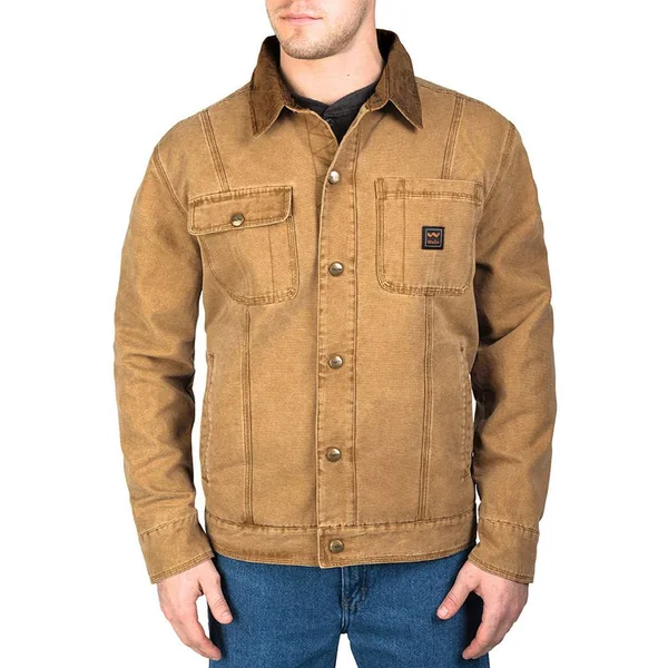 Walls YJ293 Ranch Amarillo Duck Cotton Twill Jacket - Washed Graphite - M