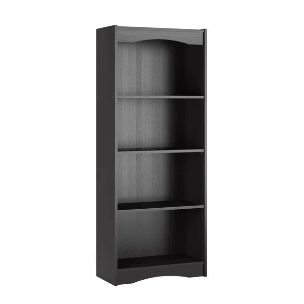 CorLiving Hawthorn Midnight Black 4-Shelf Bookcase, LHN-701-S
