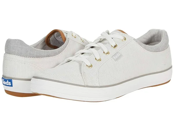 Keds Center II Subtle Stripe Women's Sneakers, Size: 7.5, Grey