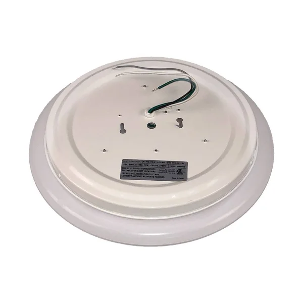 WAC Lighting FM-211-27-WT Contemporary Glo LED Ceiling Flush Mount Light White