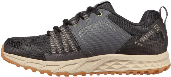 Skechers Men's Escape Plan Sneakers, Black/Gray, 8.5