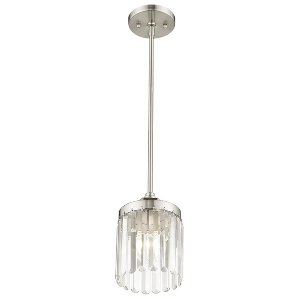 Livex Lighting 50530-64 Ashton 1-Light Mini Pendant, Hand Painted Palacial Bronze