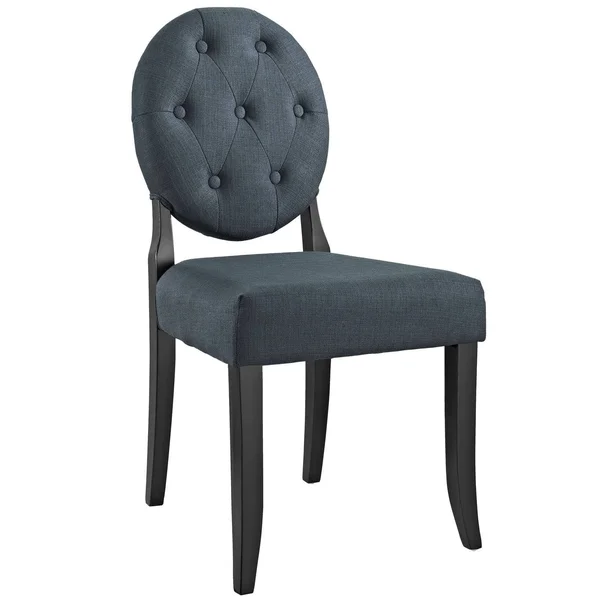 Copper Grove Quince Button-Tufted Dining Chair - Grey