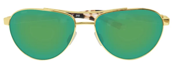 Costa Del Mar Fernandina 580P Sunglasses, Brushed Gold/Green