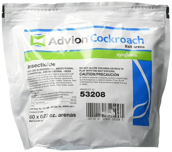 Advion Cockroach Bait Arena - 1.98g - 60 in Bag