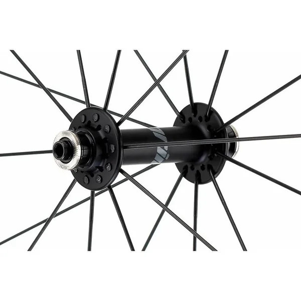 Prime RR-50 V3 Carbon Clincher Wheelset - Grey Decals - Black