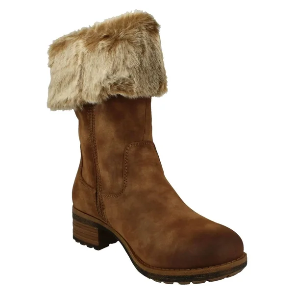 Rieker 96854-24 Womens Ankle Boots Tan 37 EU