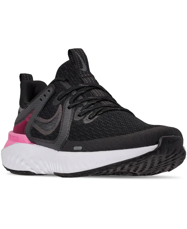 Nike Legend React 2 Black/Pink Women's Running Shoes - Size: 7.5