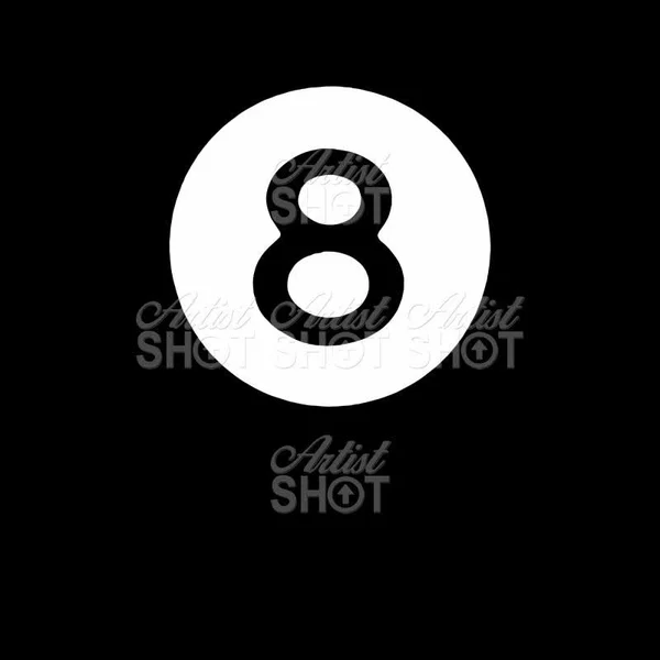 Cool Magic 8 Ball Cropped Hoodie by Artistshot