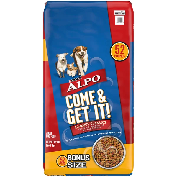 Alpo Dog Food - Come & Get it, Cookout Classics, Bonus Size, Adult - 52 lb