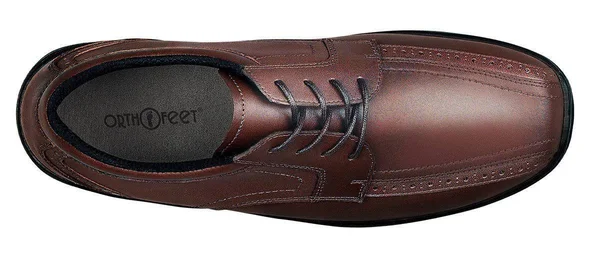 Men's Orthofeet Gramercy, Size: 11.5, Brown