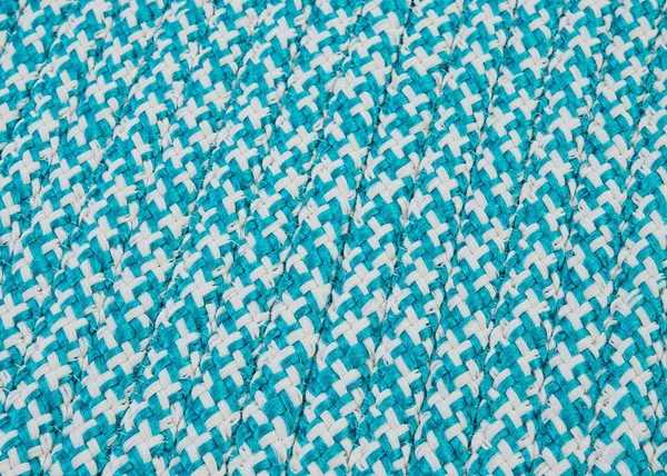 Colonial Mills Houndstooth Tweed Indoor - Outdoor Area Rug Turquoise, Size: 2 x 8 ft.
