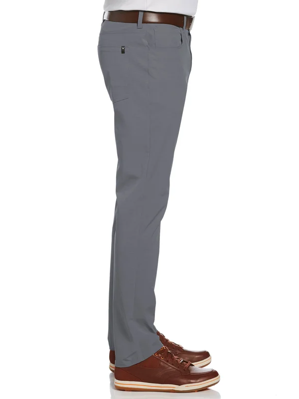 Callaway Men's EverPlay 5-Pocket Pant, DK Grey Htr Gray, Size 38 Inseam 32, Cotton/Polyester/Elastane