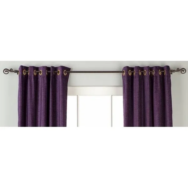 Purple Ring - Grommet Top Velvet Curtain, Drape, Panel - Piece