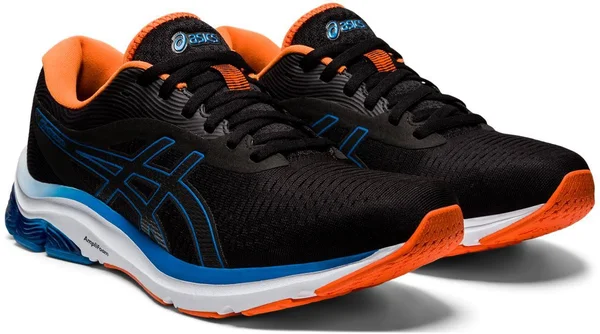 Asics GEL-Pulse 12 Running Shoes Black Blue Orange - 47