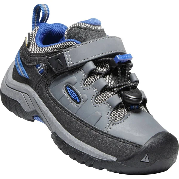 Keen Kids Targhee Low WP Shoe Steel Grey/Baleine Blue