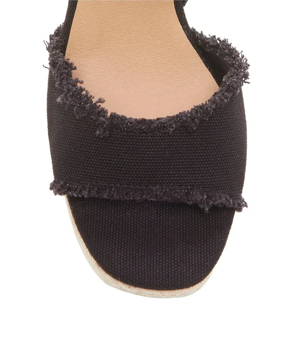 Women's Lucky Brand Mindra Espadrille Wedge, Size: 7.5, Black