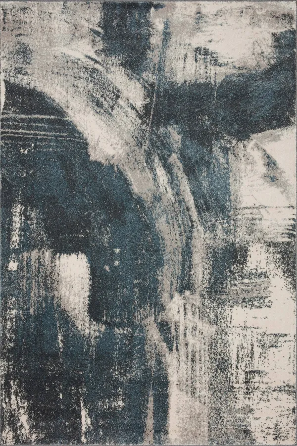 Loloi II Spirit SPI-04 Indigo Ivory Rug - 9 ft 4 in x 13 ft