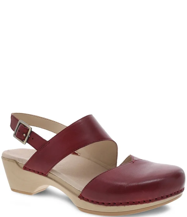 Dansko Women's Kristy - Red Burnished Calf - 37