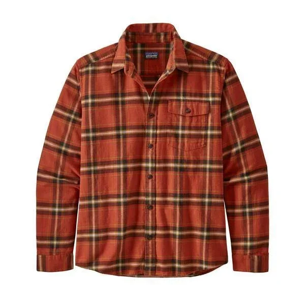 Patagonia Lightweight Fjord Flannel Shirt - Men's Lawrence/Salt Grey - XL
