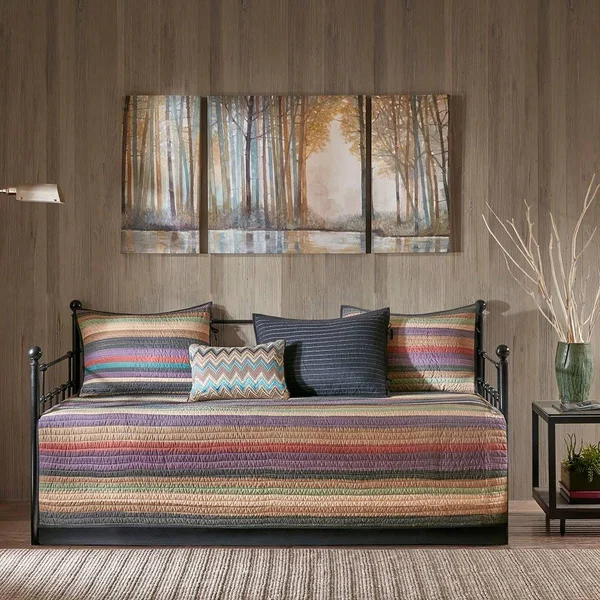 Madison Park Yosemite 6-Piece Quilted Coverlet Set, Full/Queen