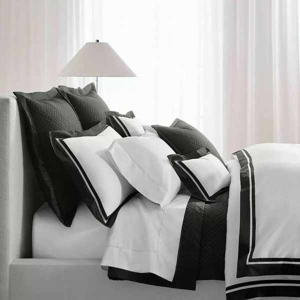 Ralph Lauren Bowery Duvet COVER, King - Metropolitan Gray