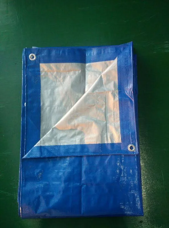 30& x 40& Blue & Silver Multi-Purpose Water Resistant Poly Tarp Cover
