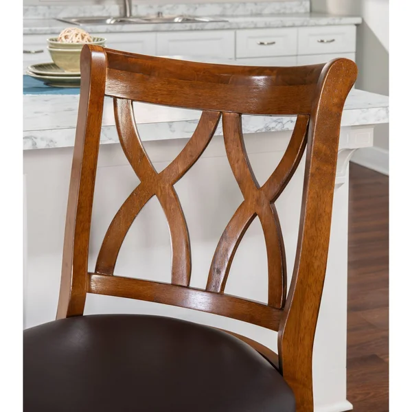 26x22 Madison Counter Height Barstool Rustic Oak - Powell Company