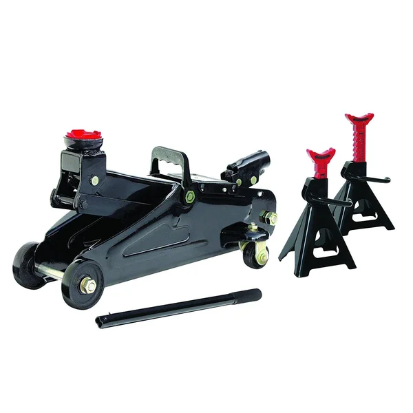 Larin LJJS-2 Floor Jack with Jack Stand - 2 Ton Capacity