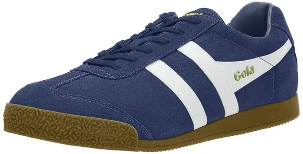 Gola Men's Harrier Suede Sneakers, Baltic/White, 10