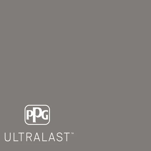 PPG UltraLast 5 gal. #PPG1007-6 Cool Charcoal Matte Interior Paint and Primer