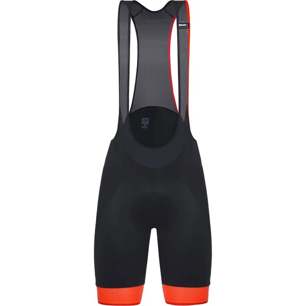 Santini Scatto Bib Short - Men's Bordeaux, L