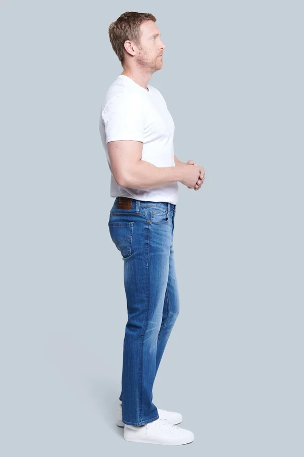 Seven7 Men's Classic 4-Way Stretch Straight Leg Jean - Vintage Medium
