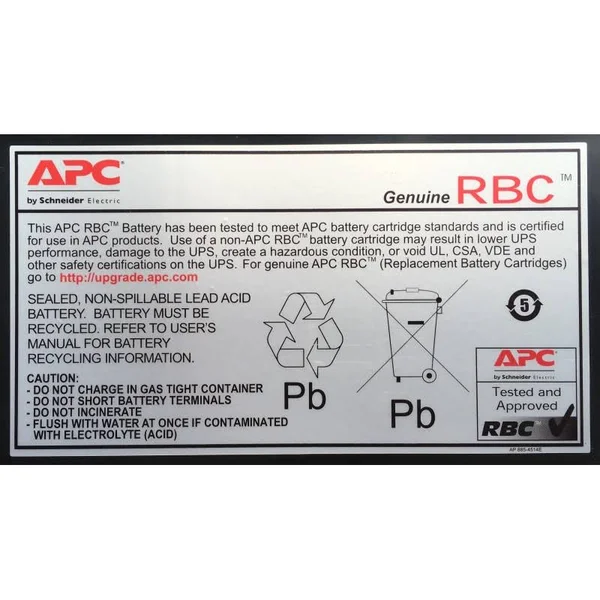 APC Replacement Battery Cartridge #132 UPS Battery