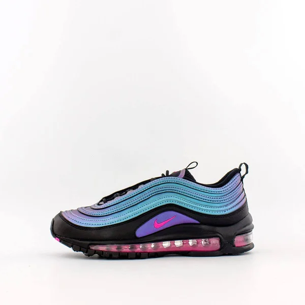Nike Air Max 97 Shoes Black/Laser Fuchsia Size 4.5