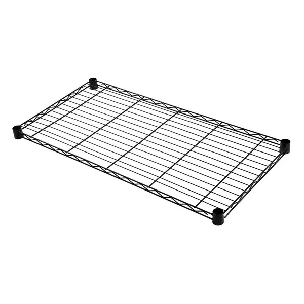 Quantum 2472BK Wire Shelf - One 24x22W x 72x22L Shelf - Black