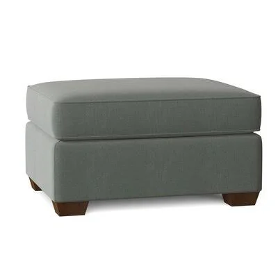 Brisa 32x22 Rectangle Standard Ottoman Wayfair Custom Upholstery Body Fabric: Lizzy Surf