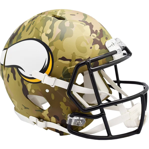 Riddell Full Size Authentic Speed Minnesota Vikings Helmet Camo 2020 from SE Sports Memorabilia.com