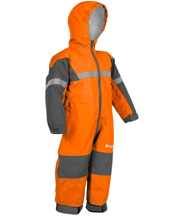 Classic Orange Trail One Piece Rain Suit 6/7 - Classic Orange