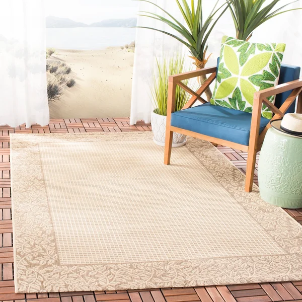 Safavieh Courtyard CY0727-3201 4&0x22 x 5&7x22 Natural, Terra Area Rug