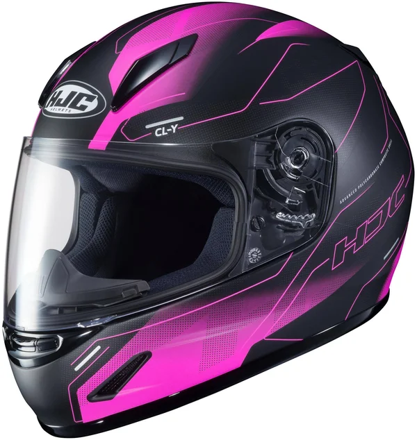 HJC CL-Y Taze Pink Helmet Size Large, SpeedAddicts.com