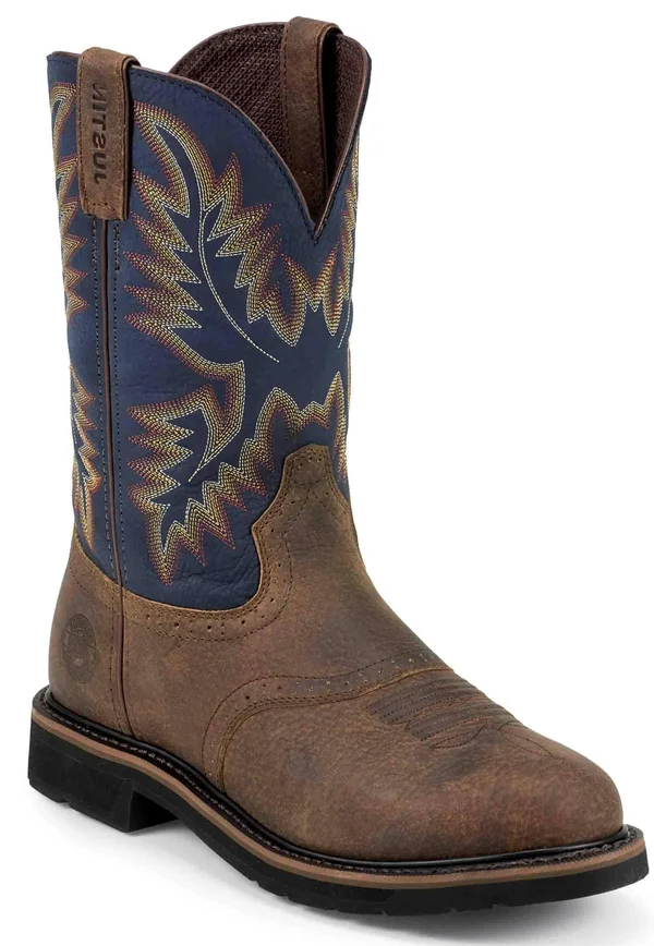 Justin Stampede Work Boots - Steel Toe