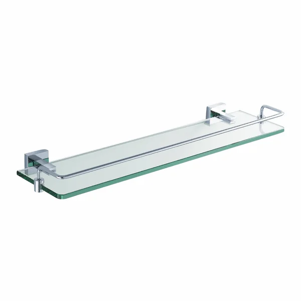 Kraus Aura Bathroom Shelf with Railing Chrome KEA-14445CH