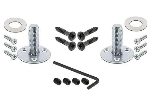 Nostalgic Warehouse 700839 Meadows Plate Double Dummy Crystal Glass Door Knob - Timeless Bronze
