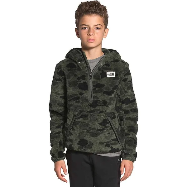 The North Face Boys& Campshire Hoodie - Xs - Asphalt Grey