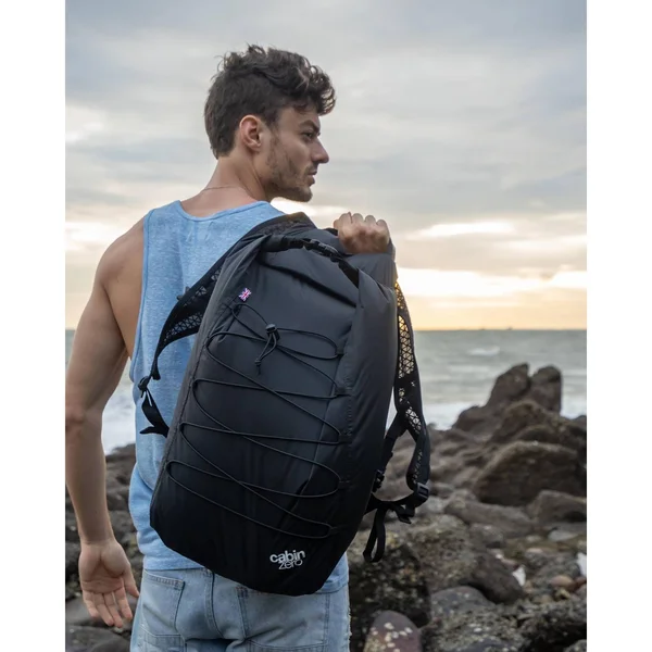 CabinZero RFID 30L Adv Dry Backpack - Absolute Black