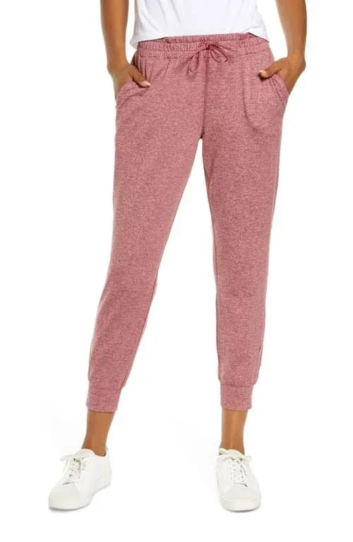 Women's L.L.Bean VentureSoft Knit Joggers - Size X-Small - Pink