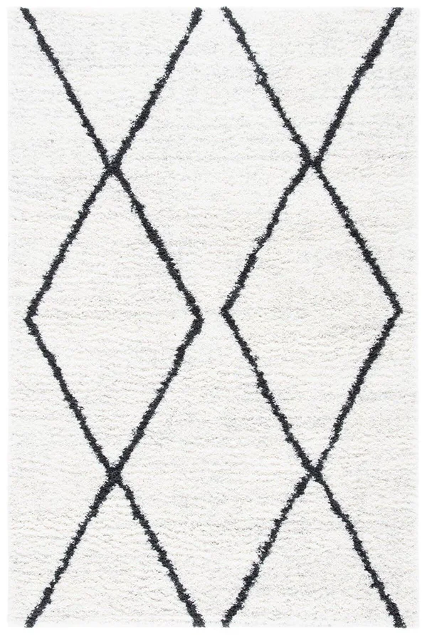 Safavieh Clearance August Shag AUG582F Ivory Rug - 6&7x22x6&7x22 - Round