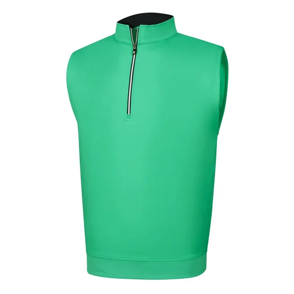 FootJoy Mens Performance 1/2 Zip Jersey Vest Green M